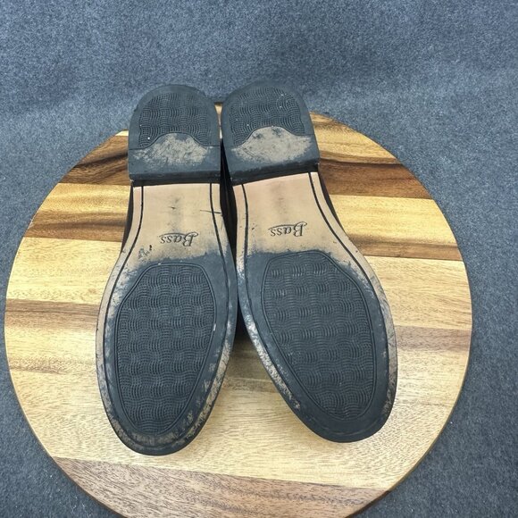 GH Bass & Co Grammer Loafers Dress Shoes Mens Size 12W Wide Burgundy Leather - Picture 9 of 10